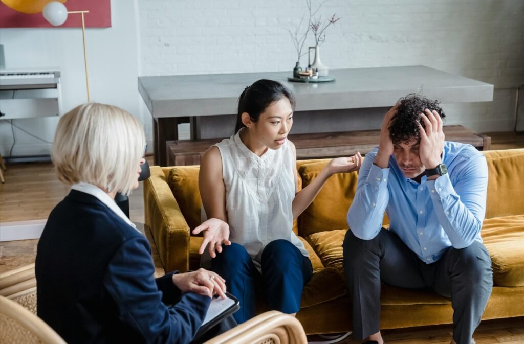 couple getting marriage advice